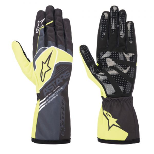 Alpinestars Handschuh Tech 1K Race KID V2 Corporate anthraz/grün XS